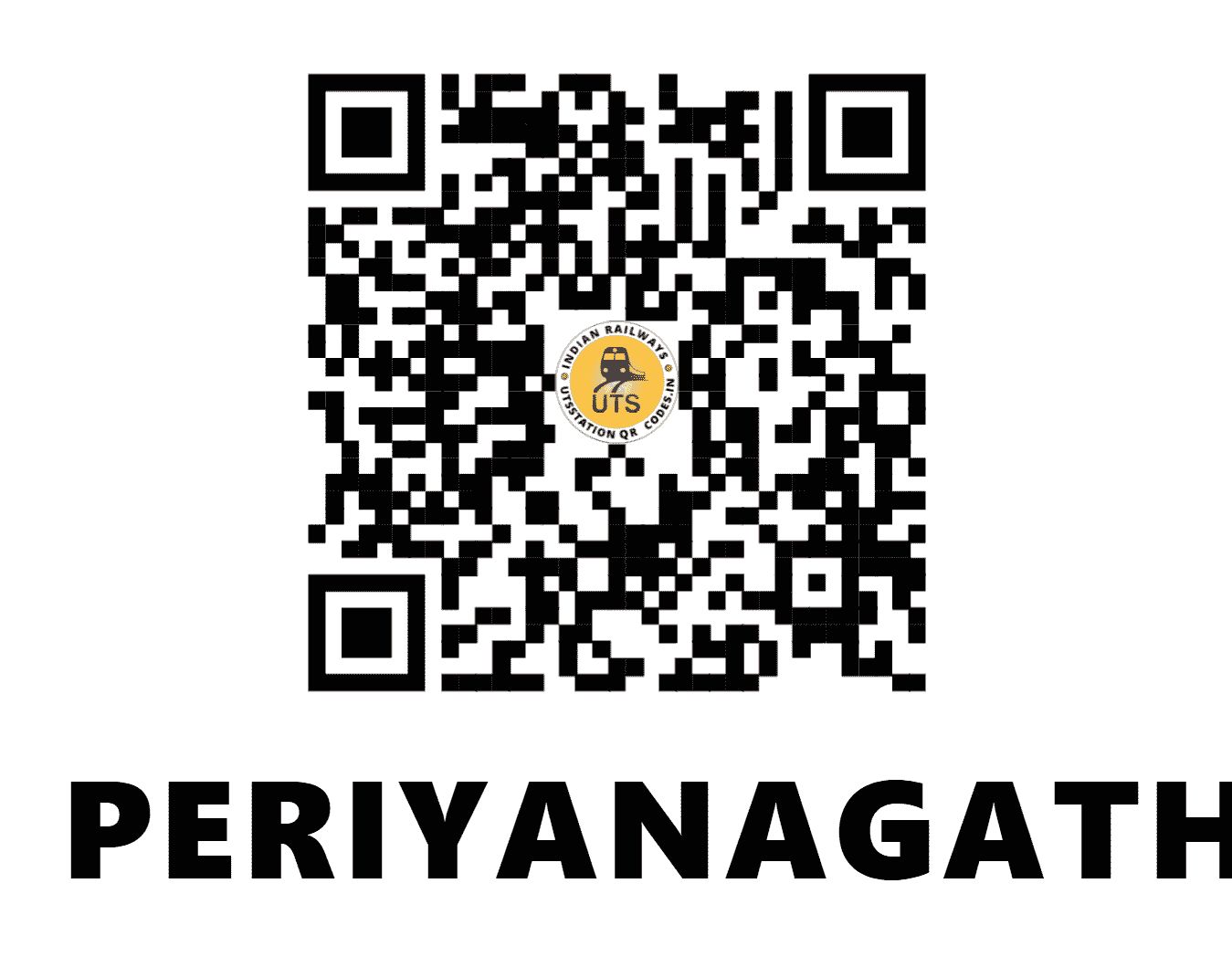 UTS QR Code for PERIYANAGATHUNAI - PRNT - SW (TAMIL NADU)